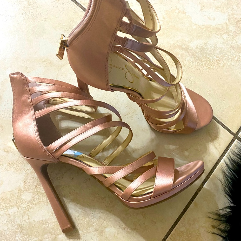 Rose gold heels